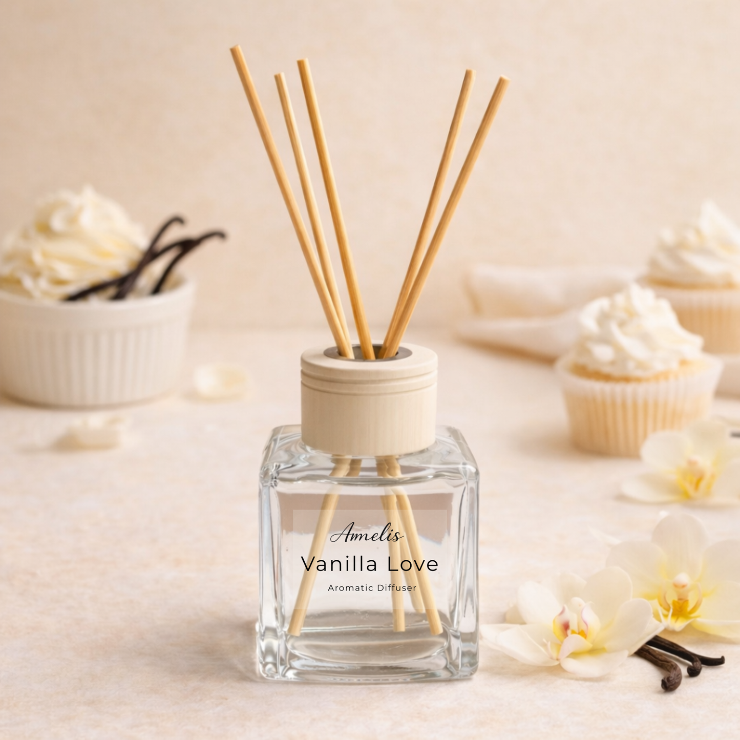 Αρωματικό Χώρου με Sticks - Vanilla Love