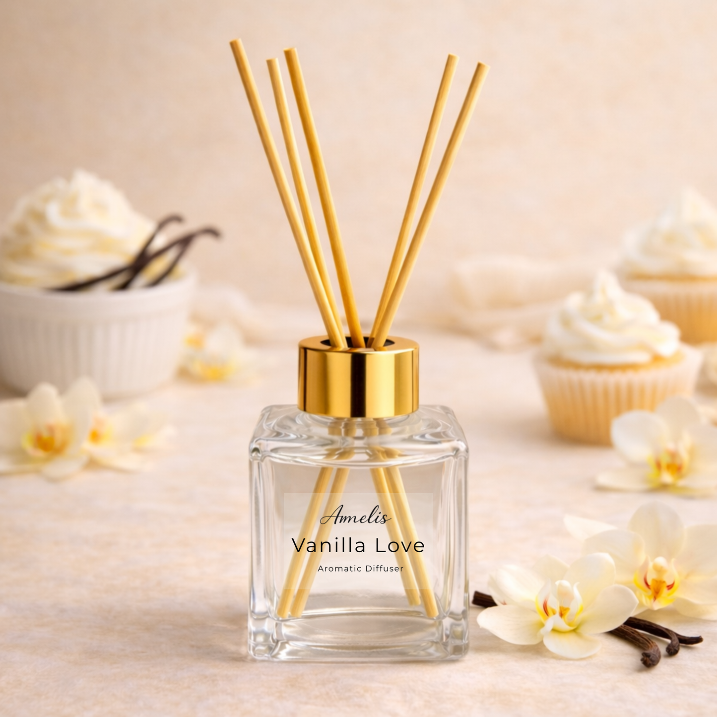 Αρωματικό Χώρου με Sticks - Vanilla Love