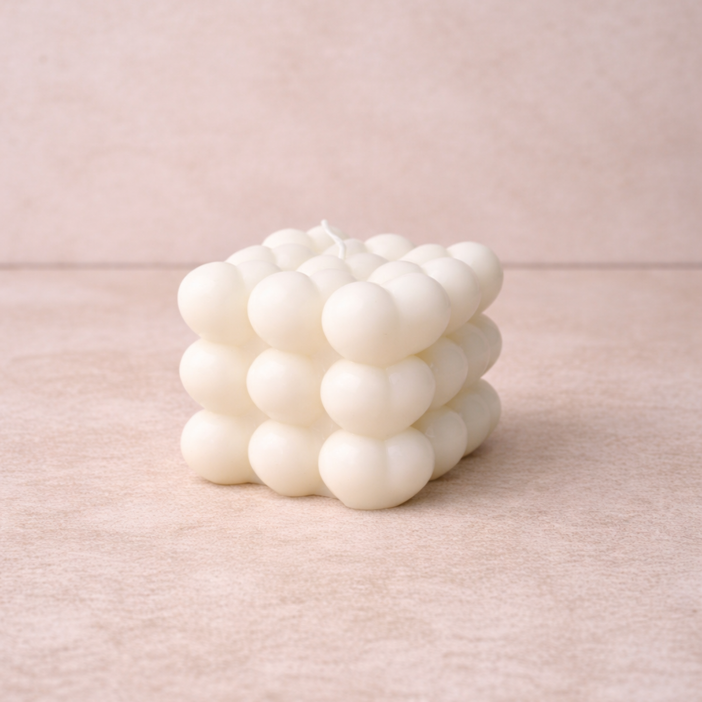 Μπομπονιέρα Γάμου Κερί Bubble Καρδιά