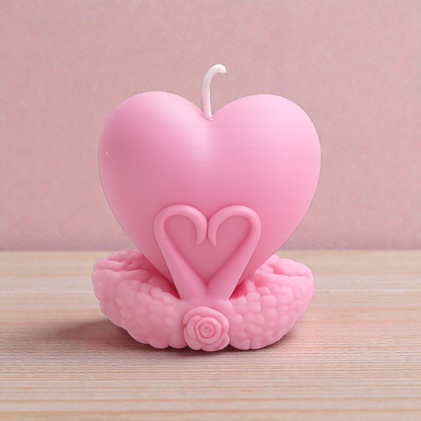 Μπομπονιέρα Γάμου Κερί Καρδιά