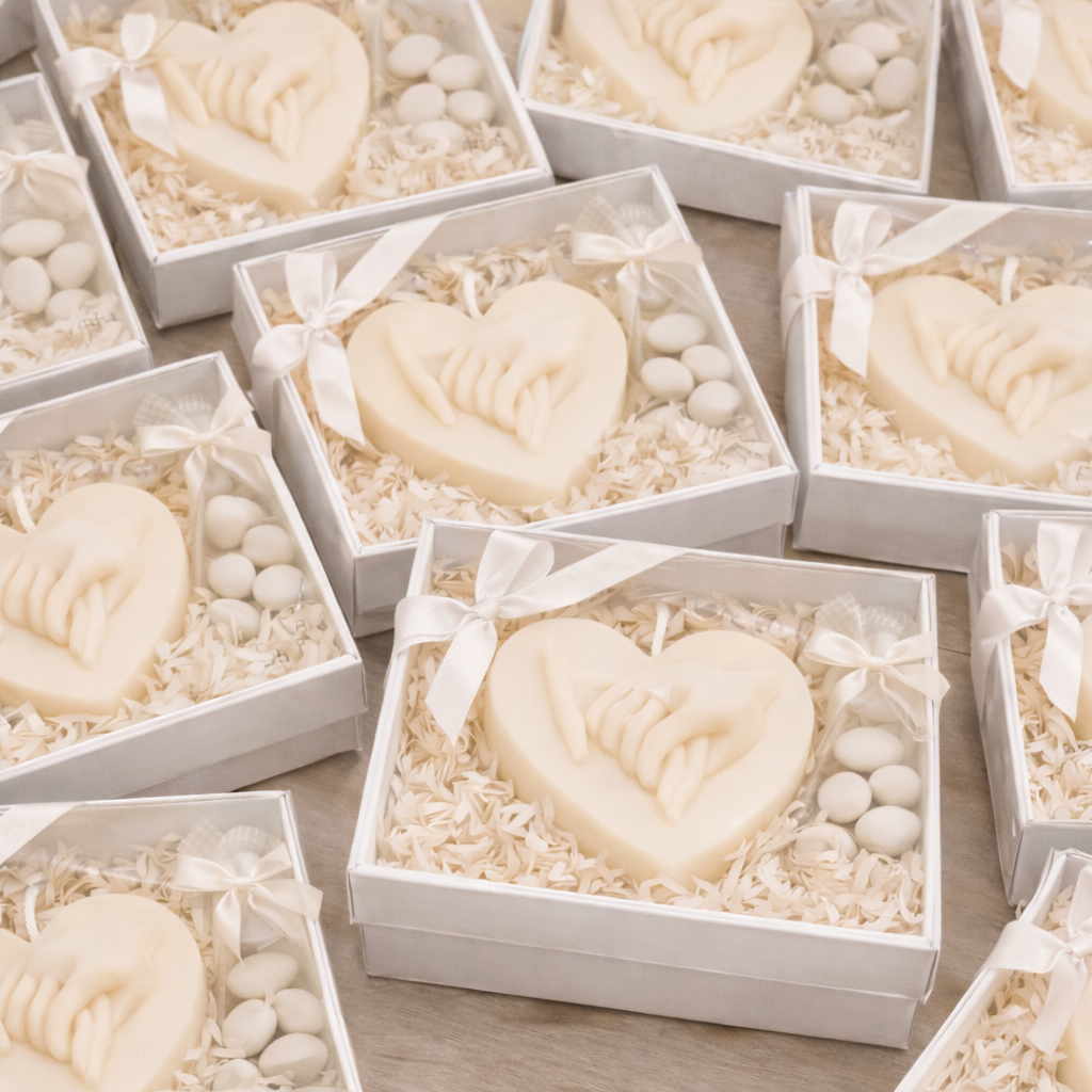 Μπομπονιέρα Κερί Καρδιά