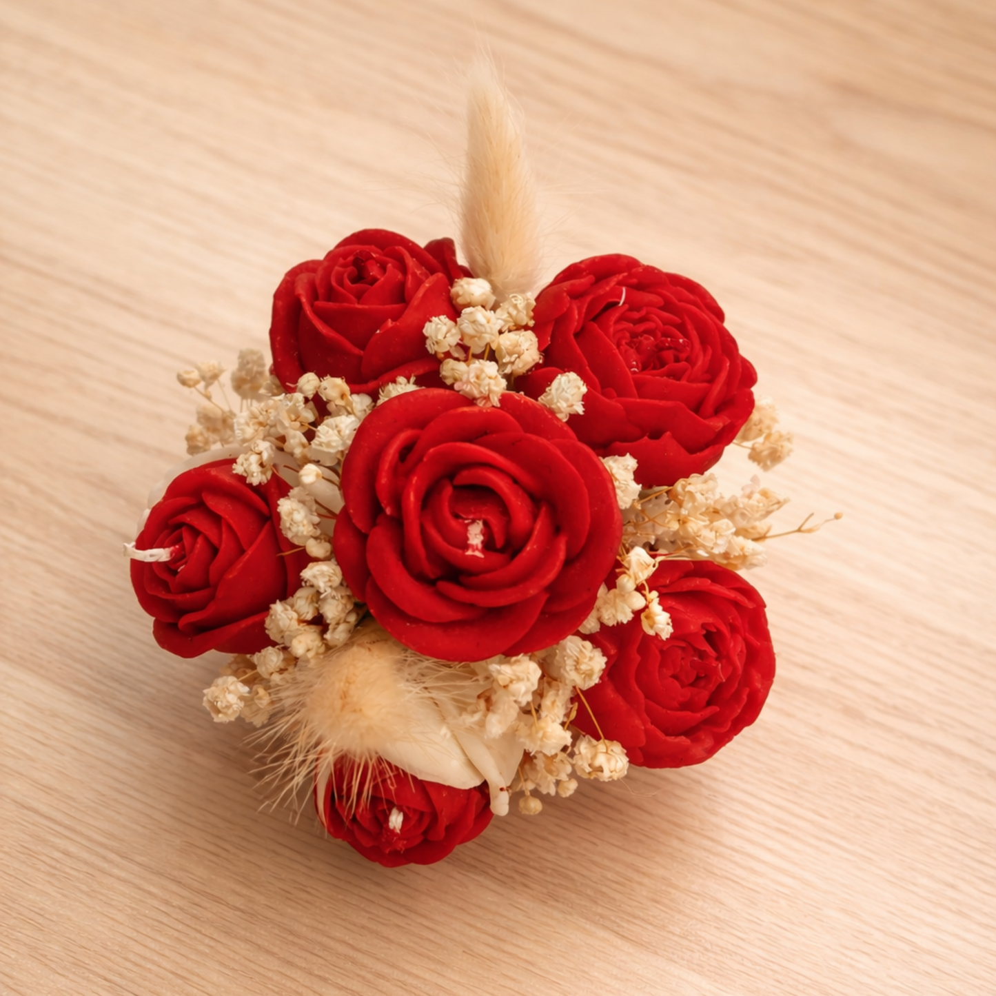 Πορσελάνινη με Τριαντάφυλλα απο Κερί