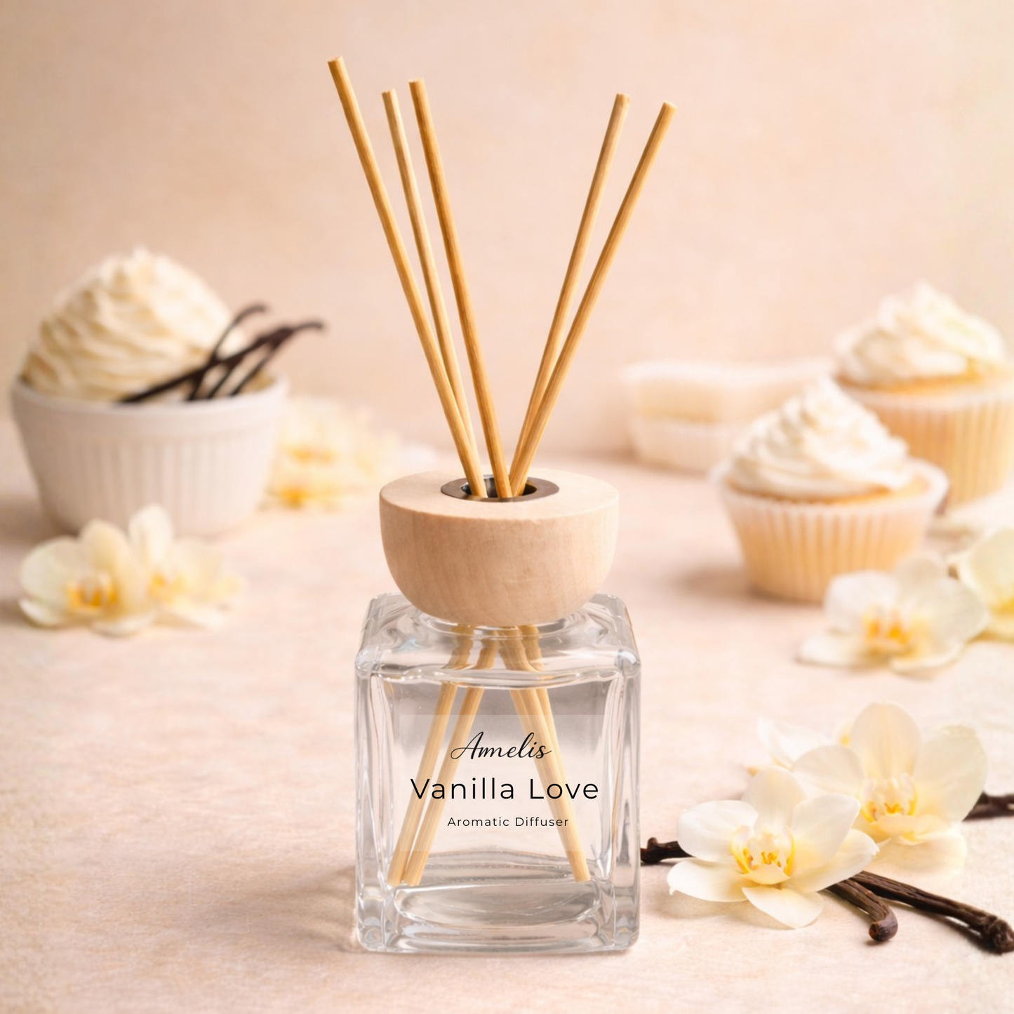 Αρωματικό Χώρου με Sticks - Vanilla Love