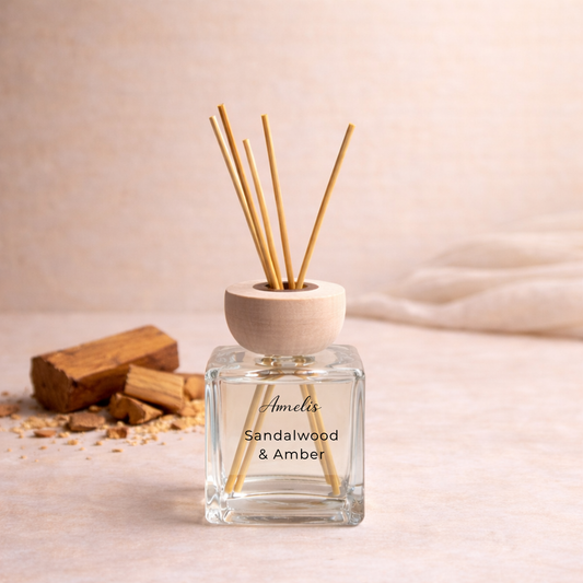 Αρωματικό Χώρου με Sticks - Sandalwood & Amber