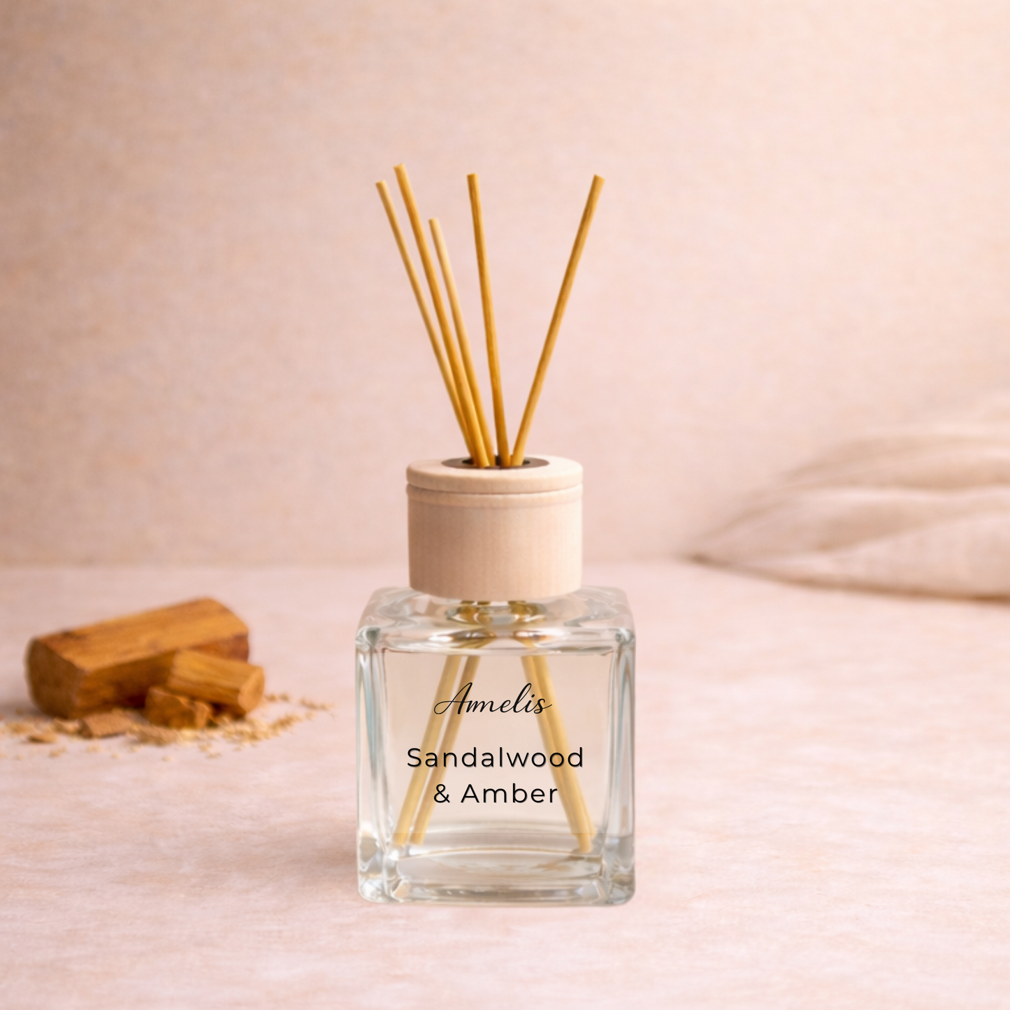 Αρωματικό Χώρου με Sticks - Sandalwood & Amber