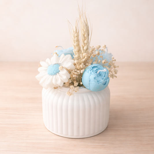 Πορσελάνης με Αρωματικά Λουλούδια Κεριού Σιελ