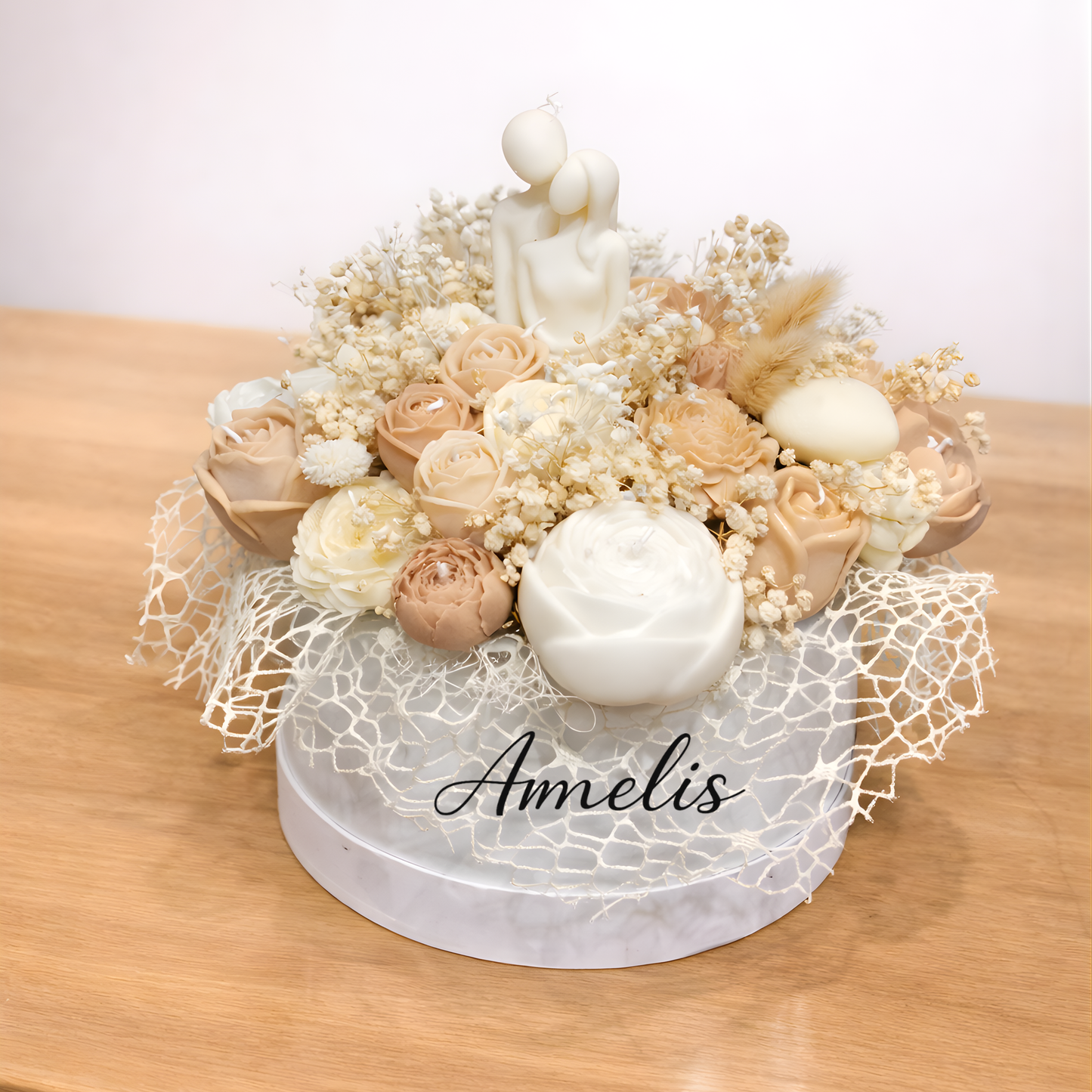 Ανθοσύνθεση Κεριών Amelis- Ζευγάρι