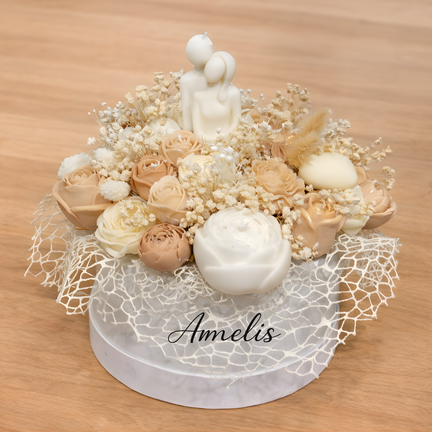 Ανθοσύνθεση Κεριών Amelis- Ζευγάρι