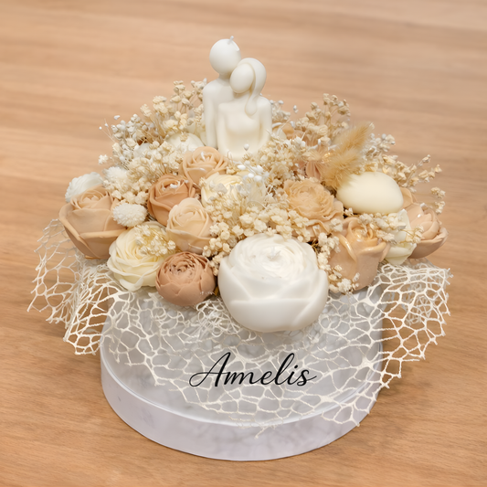 Ανθοσύνθεση Κεριών Amelis- Ζευγάρι