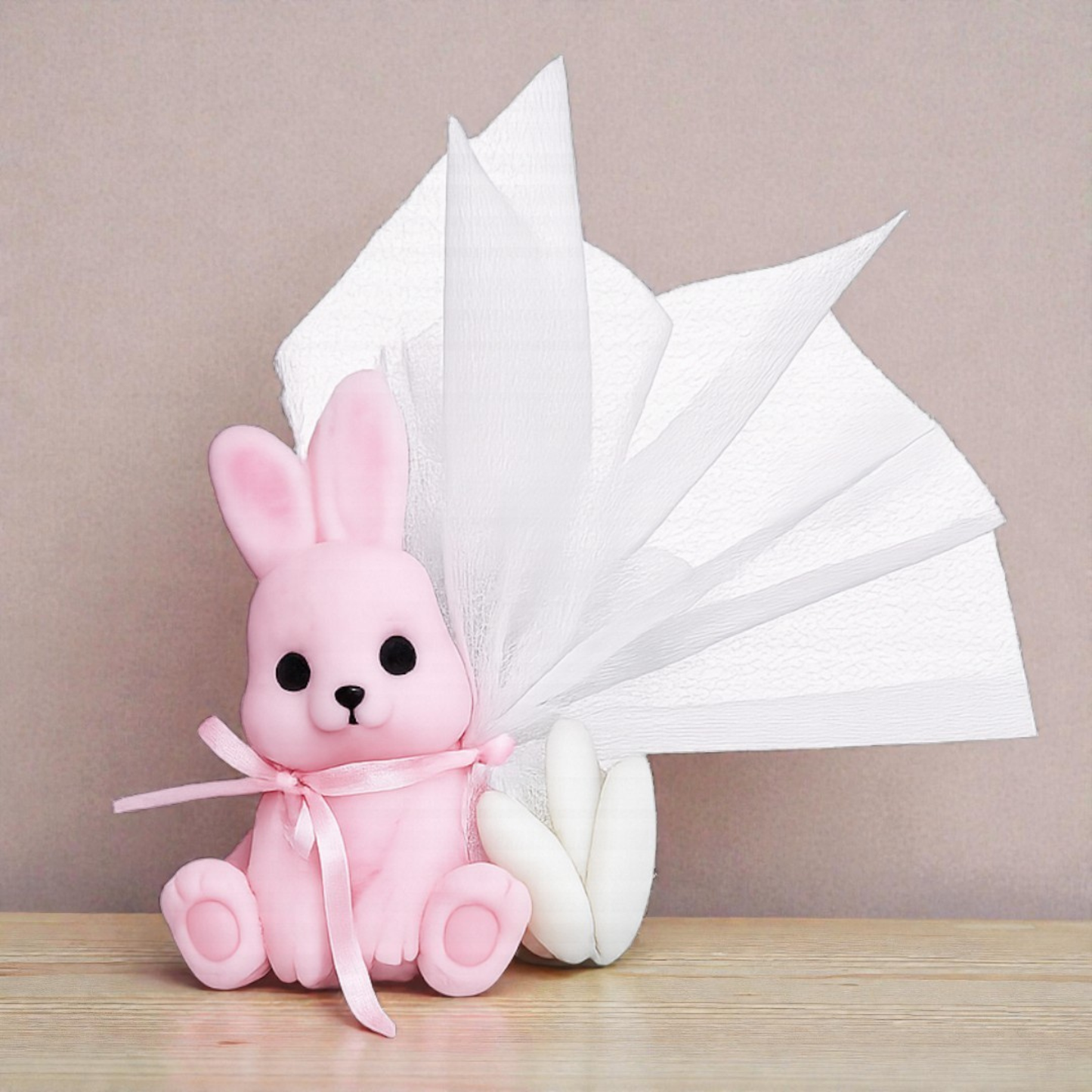 Λαγουδάκι-Παιδική Μπομπονιέρα Κερί