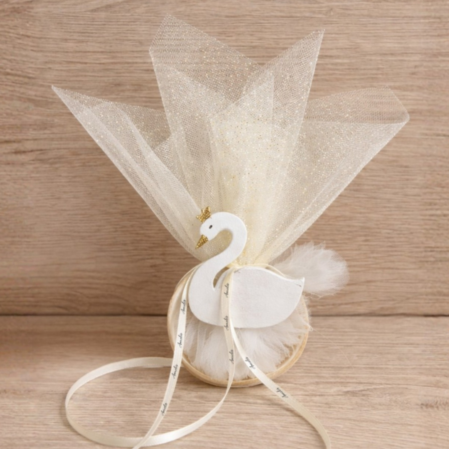 Μπομπονιέρα Βάπτισης Κύκνος