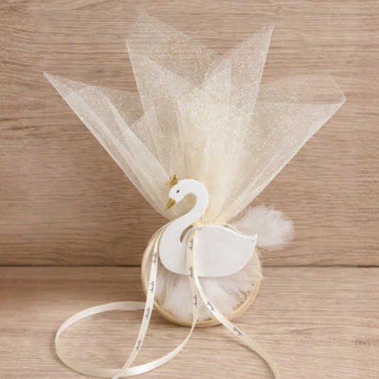 Μπομπονιέρα Βάπτισης Κύκνος