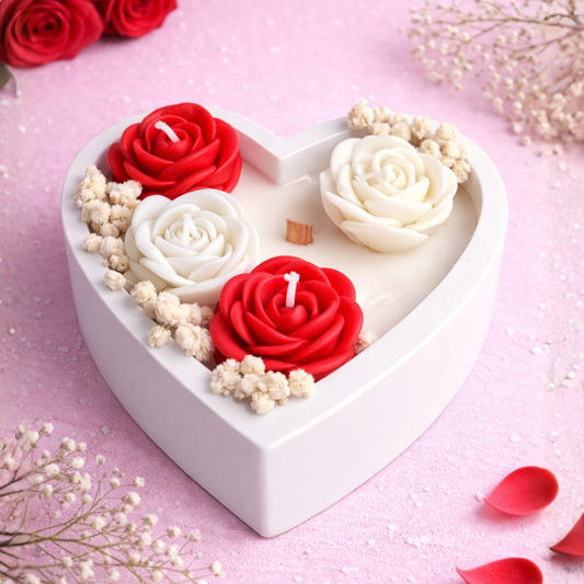 Διακοσμητική καρδιά από πορσελάνη